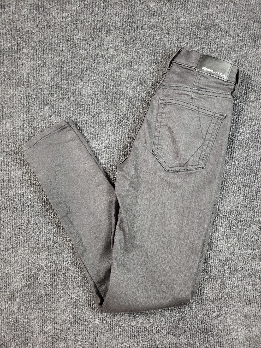 Kendall & Kylie Kontour High-rise Women's Black Skinny Jeans Petite 0/24